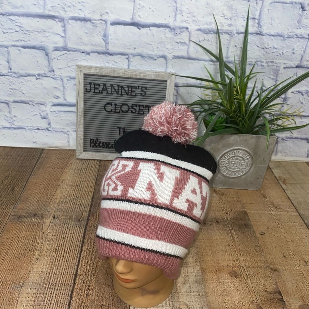 Pink nation beanie hat - Picture 3 of 9